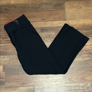 Sensational Collection Black Pants With Red Lace on Inside